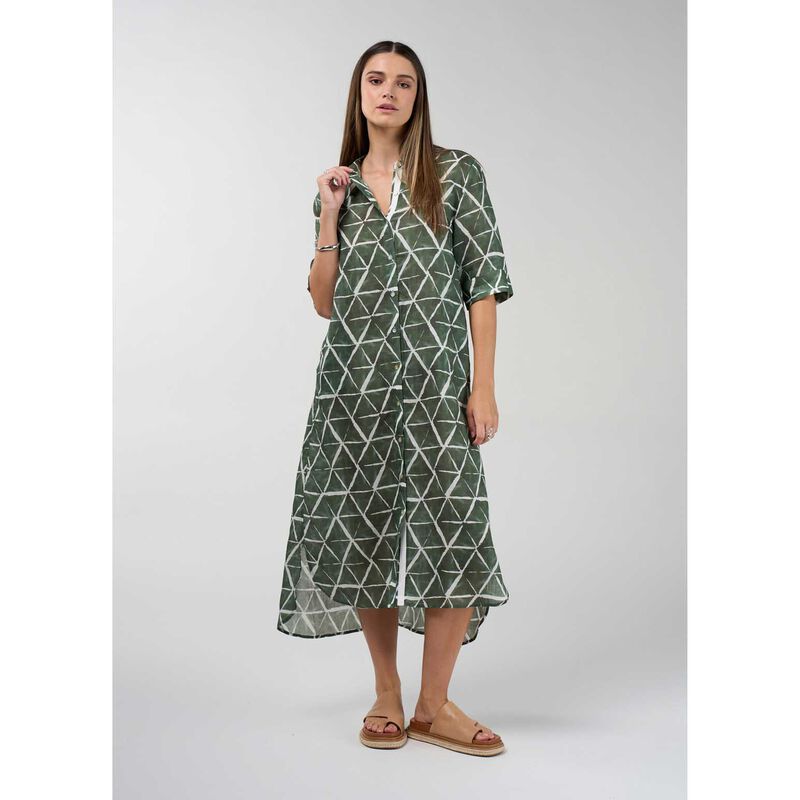 Madly Sweetly Prism Shirt Dress image number 3